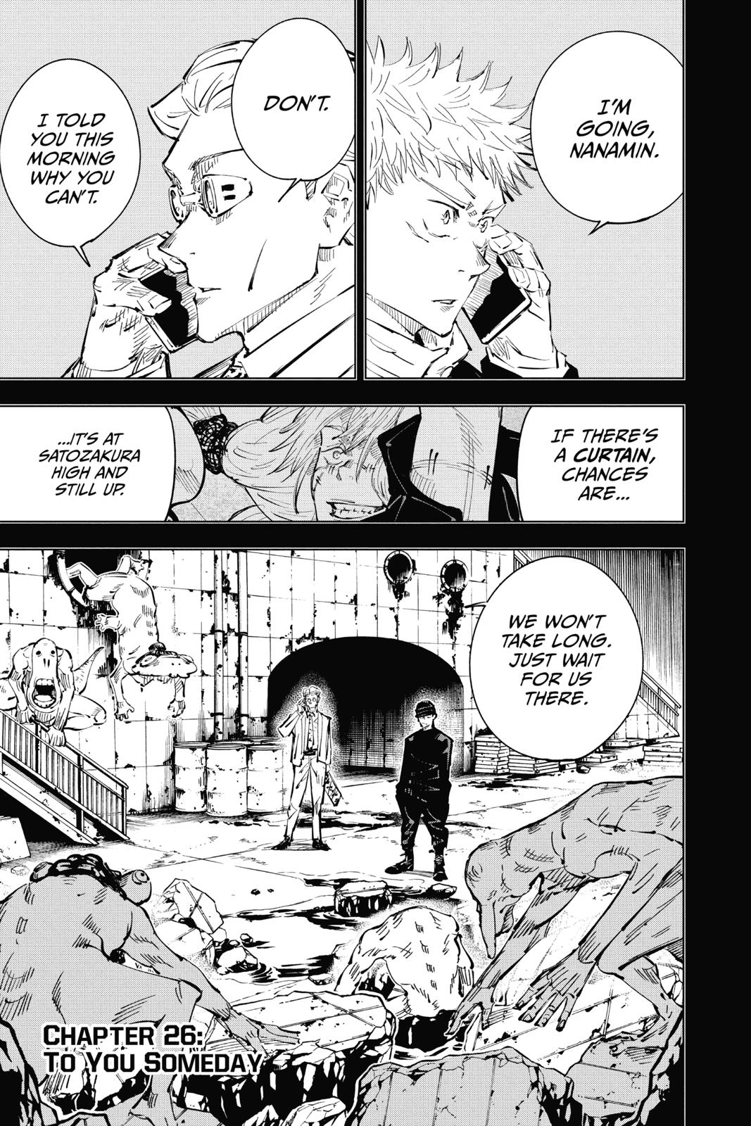 Jujutsu Kaisen Manga Chapter 26 page 7 - To You Someday