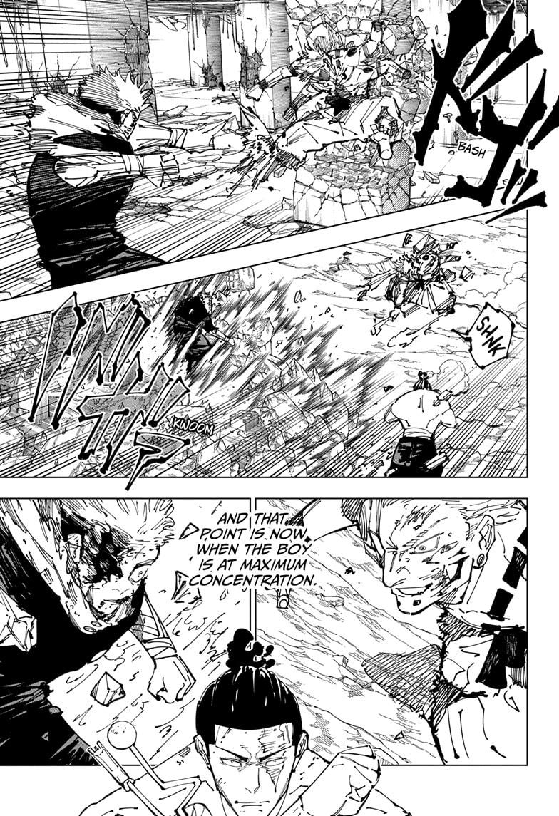 Jujutsu Kaisen Manga Chapter 260 page 12 - Inhuman Makyo Shinjuku Showdown, Part 32