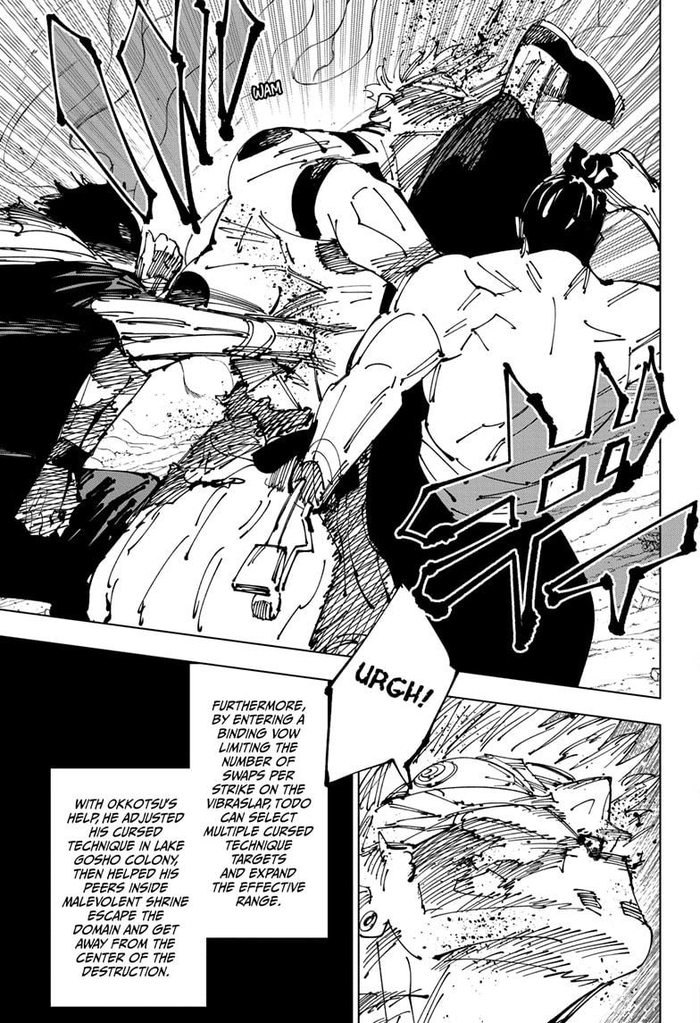 Jujutsu Kaisen Manga Chapter 260 page 4 - Inhuman Makyo Shinjuku Showdown, Part 32