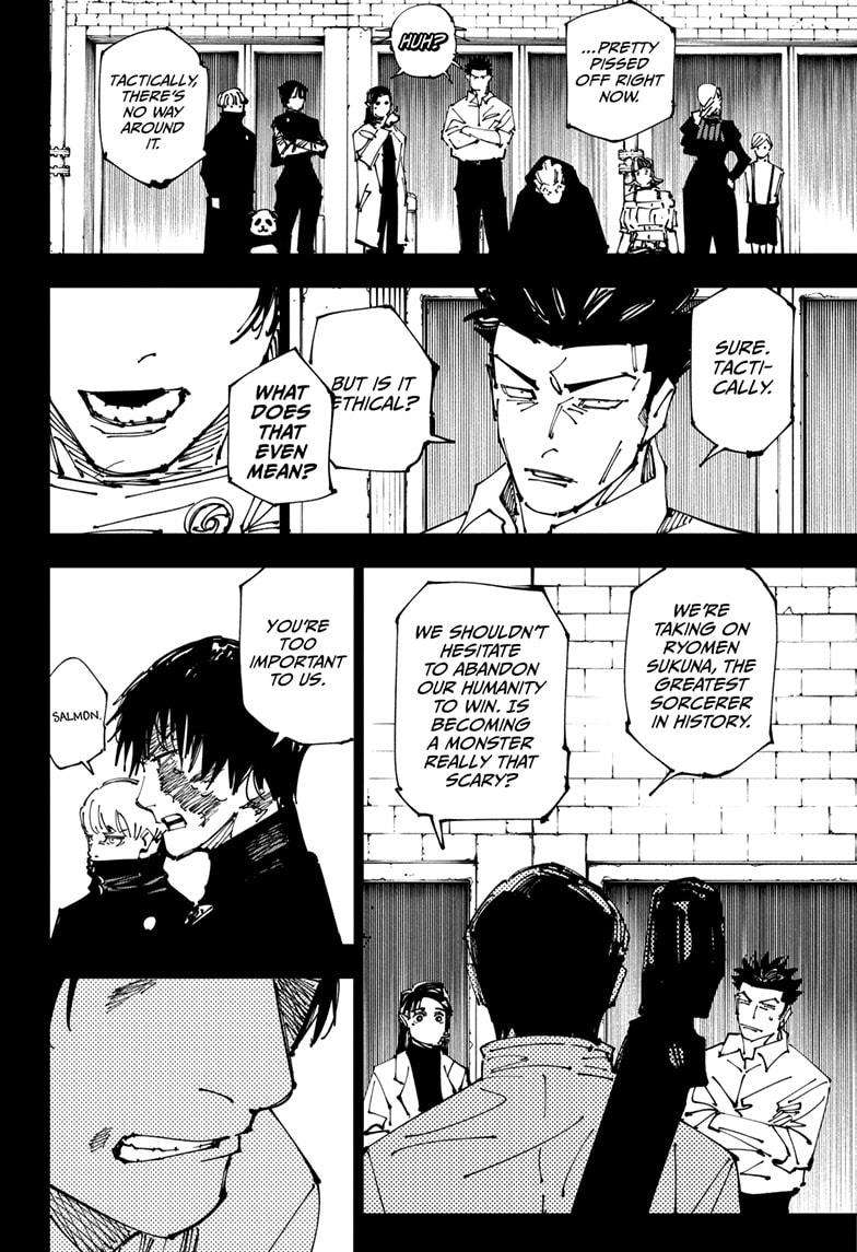 Jujutsu Kaisen Manga Chapter 261 page 6 - Inhuman Makyo Shinjuku Showdown, Part 33
