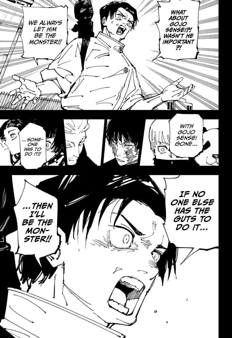 Jujutsu Kaisen Manga Chapter 261 page 7 - Inhuman Makyo Shinjuku Showdown, Part 33