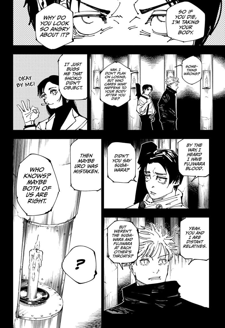 Jujutsu Kaisen Manga Chapter 261 page 8 - Inhuman Makyo Shinjuku Showdown, Part 33