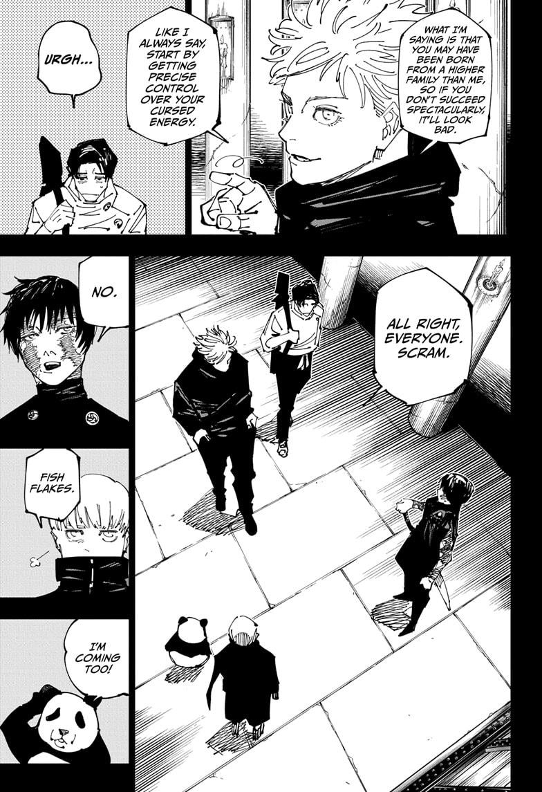 Jujutsu Kaisen Manga Chapter 261 page 9 - Inhuman Makyo Shinjuku Showdown, Part 33
