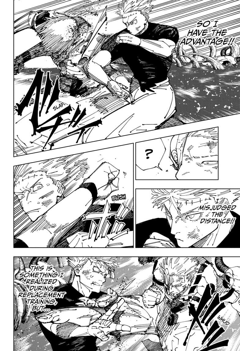 Jujutsu Kaisen Manga Chapter 262.2 page 4 - Inhuman Makyo Shinjuku Showdown, Part 34-2