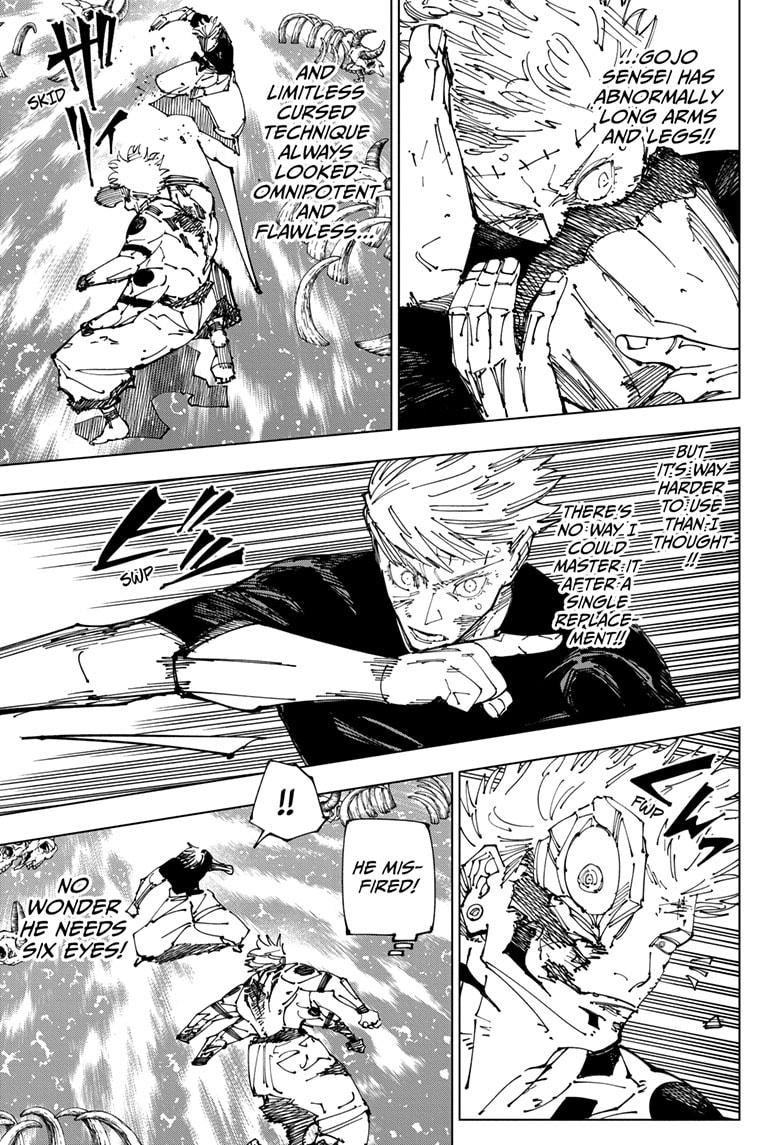 Jujutsu Kaisen Manga Chapter 262.2 page 5 - Inhuman Makyo Shinjuku Showdown, Part 34-2