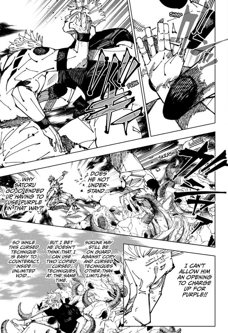 Jujutsu Kaisen Manga Chapter 262.2 page 9 - Inhuman Makyo Shinjuku Showdown, Part 34-2