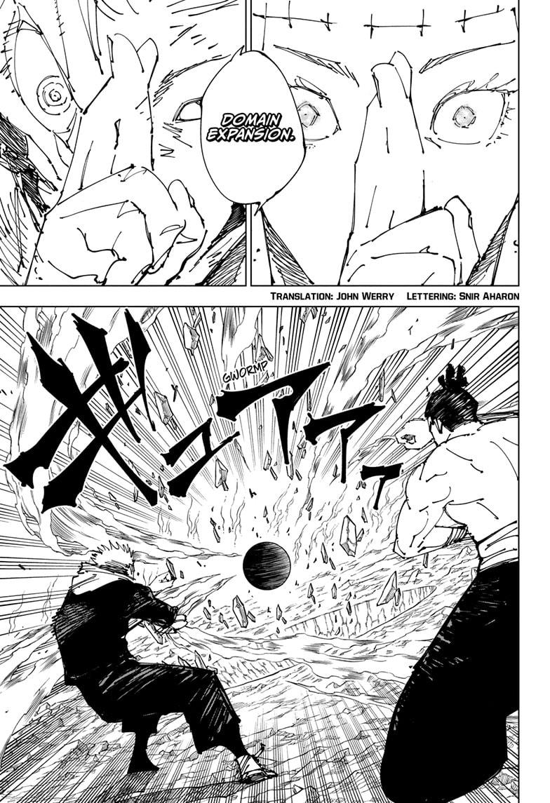 Jujutsu Kaisen Manga Chapter 262 page 4 - Inhuman Makyo Shinjuku Showdown, Part 34-1