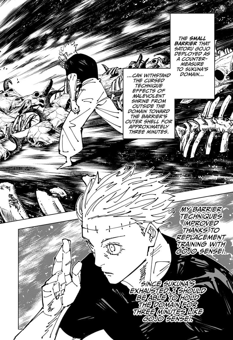Jujutsu Kaisen Manga Chapter 262 page 5 - Inhuman Makyo Shinjuku Showdown, Part 34-1