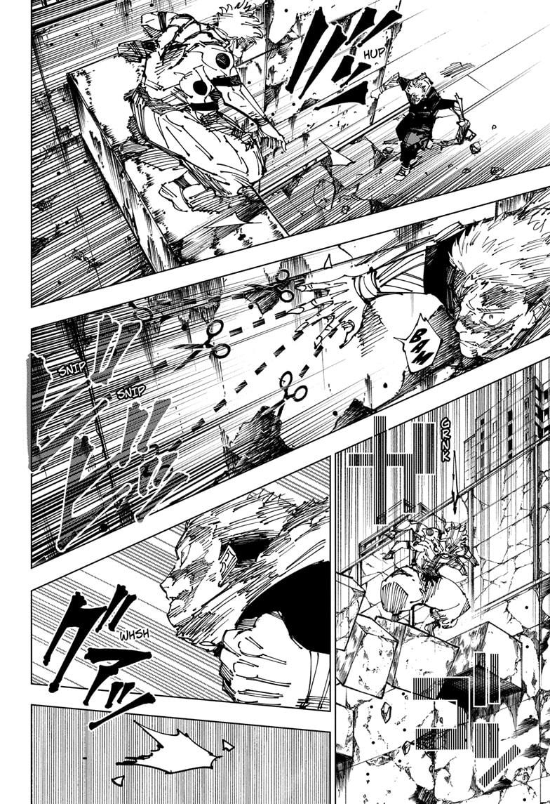 Jujutsu Kaisen Manga Chapter 263 page 12 - Inhuman Makyo Shinjuku Showdown, Part 35