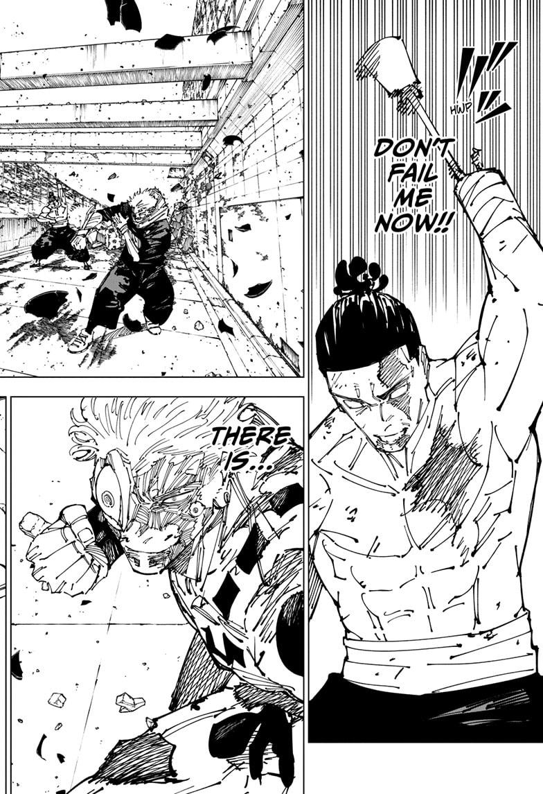 Jujutsu Kaisen Manga Chapter 263 page 14 - Inhuman Makyo Shinjuku Showdown, Part 35