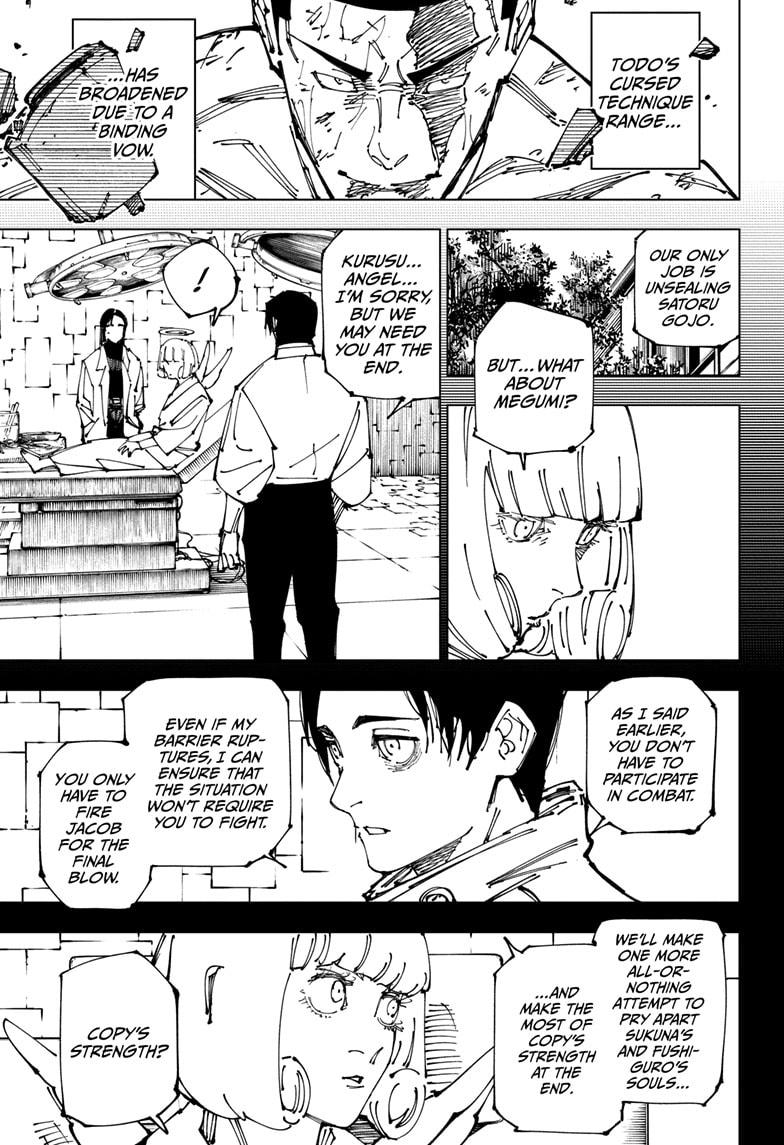 Jujutsu Kaisen Manga Chapter 263 page 17 - Inhuman Makyo Shinjuku Showdown, Part 35