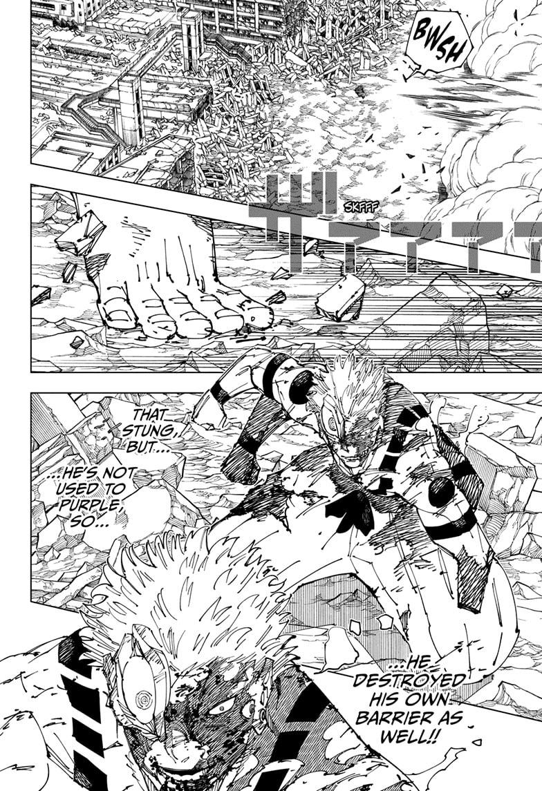 Jujutsu Kaisen Manga Chapter 263 page 2 - Inhuman Makyo Shinjuku Showdown, Part 35