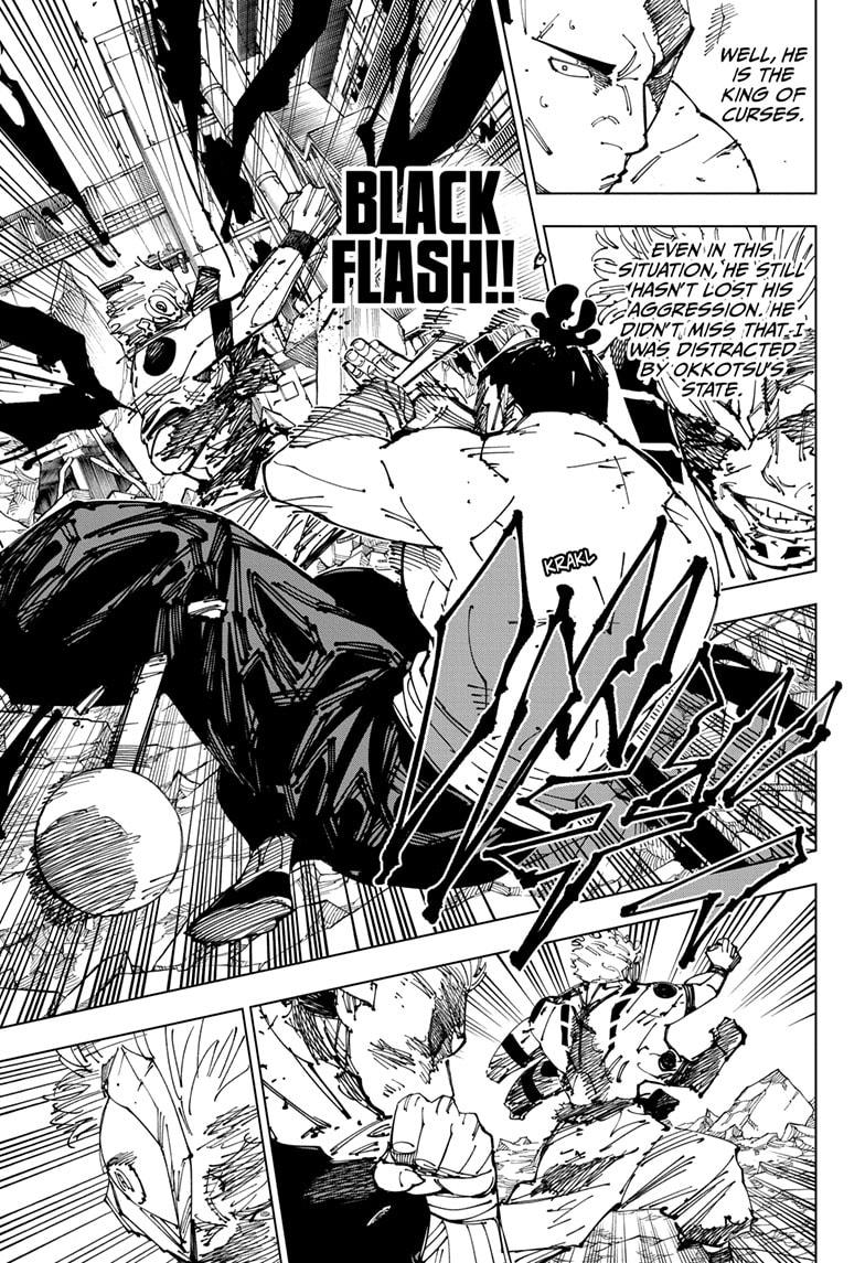 Jujutsu Kaisen Manga Chapter 263 page 5 - Inhuman Makyo Shinjuku Showdown, Part 35