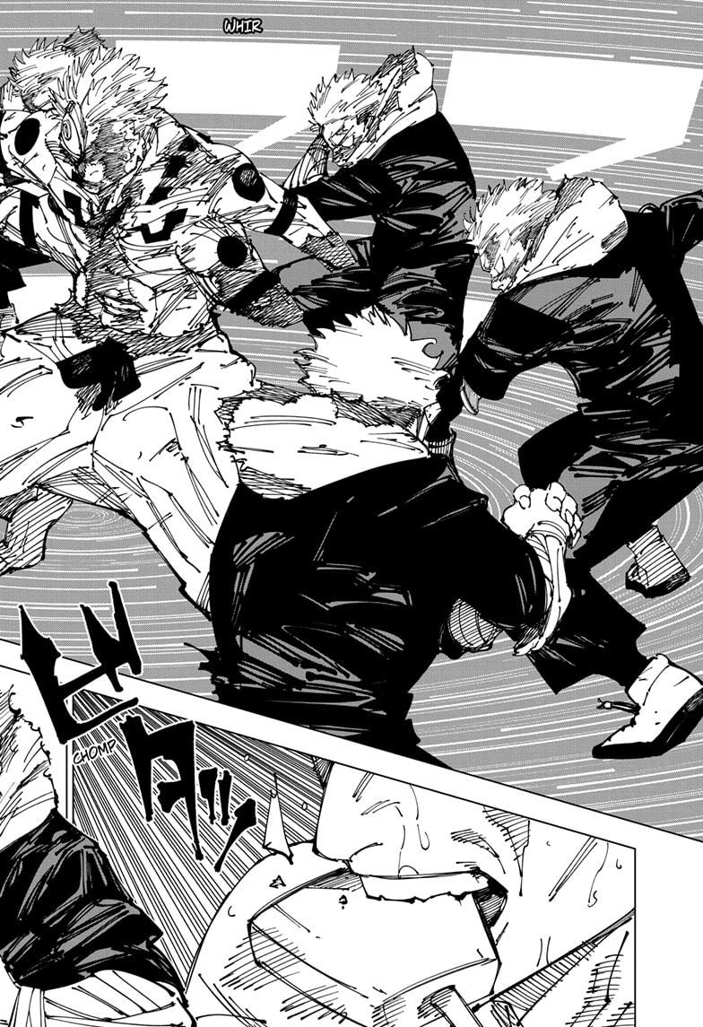 Jujutsu Kaisen Manga Chapter 263 page 8 - Inhuman Makyo Shinjuku Showdown, Part 35