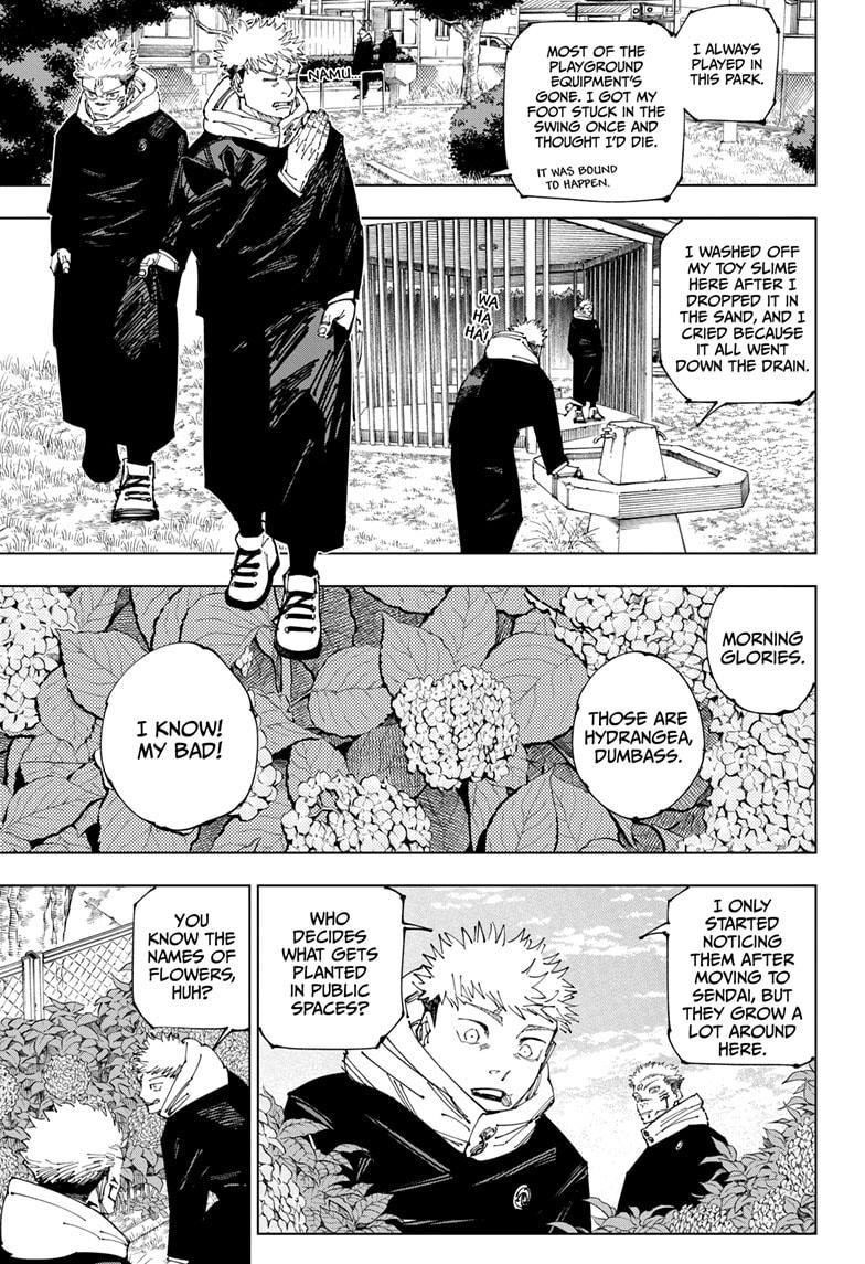 Jujutsu Kaisen Manga Chapter 265 page 3 - That Day