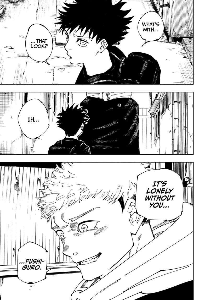 Jujutsu Kaisen Manga Chapter 266 page 11 - Inhuman Makyo Shinjuku Showdown, Part 37