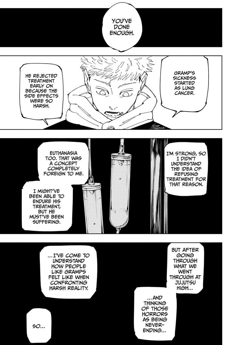 Jujutsu Kaisen Manga Chapter 266 page 3 - Inhuman Makyo Shinjuku Showdown, Part 37