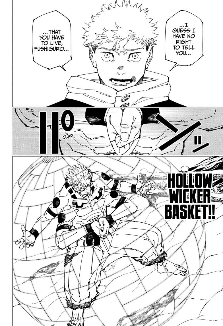Jujutsu Kaisen Manga Chapter 266 page 4 - Inhuman Makyo Shinjuku Showdown, Part 37