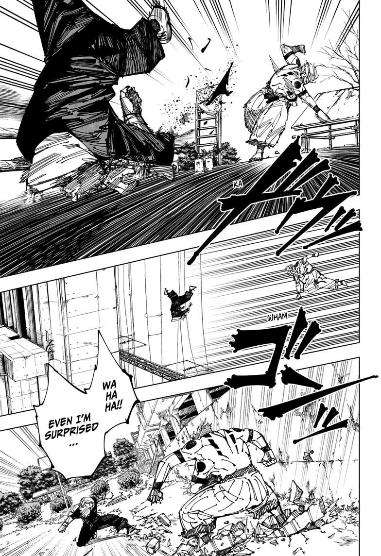 Jujutsu Kaisen Manga Chapter 266 page 9 - Inhuman Makyo Shinjuku Showdown, Part 37