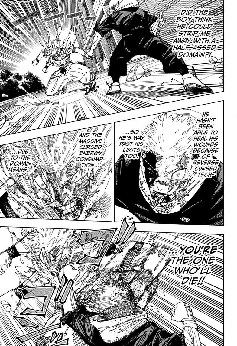 Jujutsu Kaisen Manga Chapter 267 page 16 - Inhuman Makyo Shinjuku Showdown, Part 38