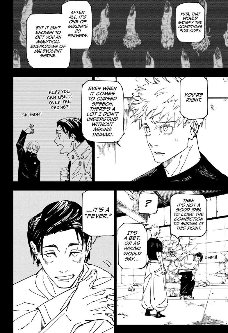Jujutsu Kaisen Manga Chapter 267 page 4 - Inhuman Makyo Shinjuku Showdown, Part 38