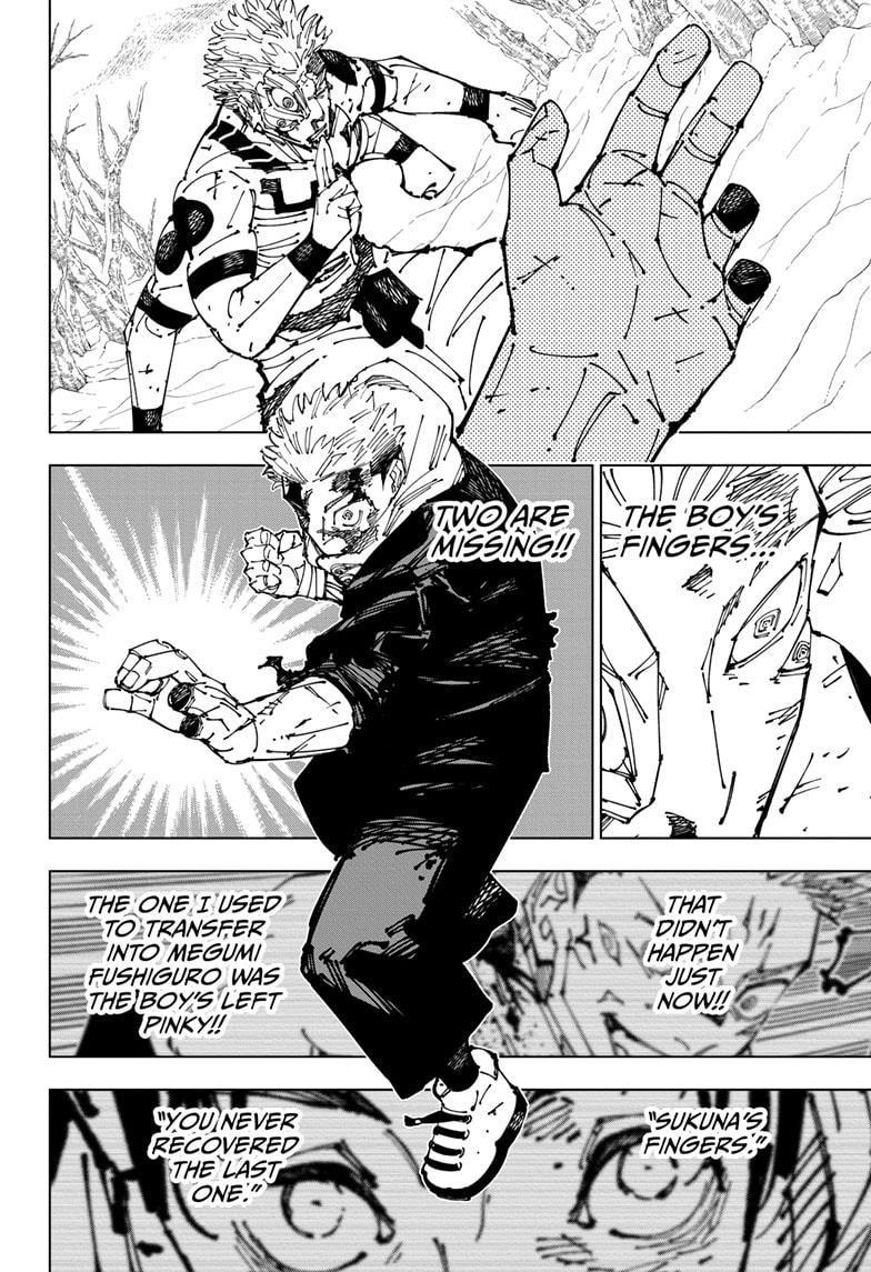 Jujutsu Kaisen Manga Chapter 267 page 8 - Inhuman Makyo Shinjuku Showdown, Part 38