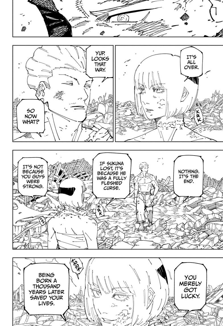 Jujutsu Kaisen Manga Chapter 268 page 10 - Settling Matters