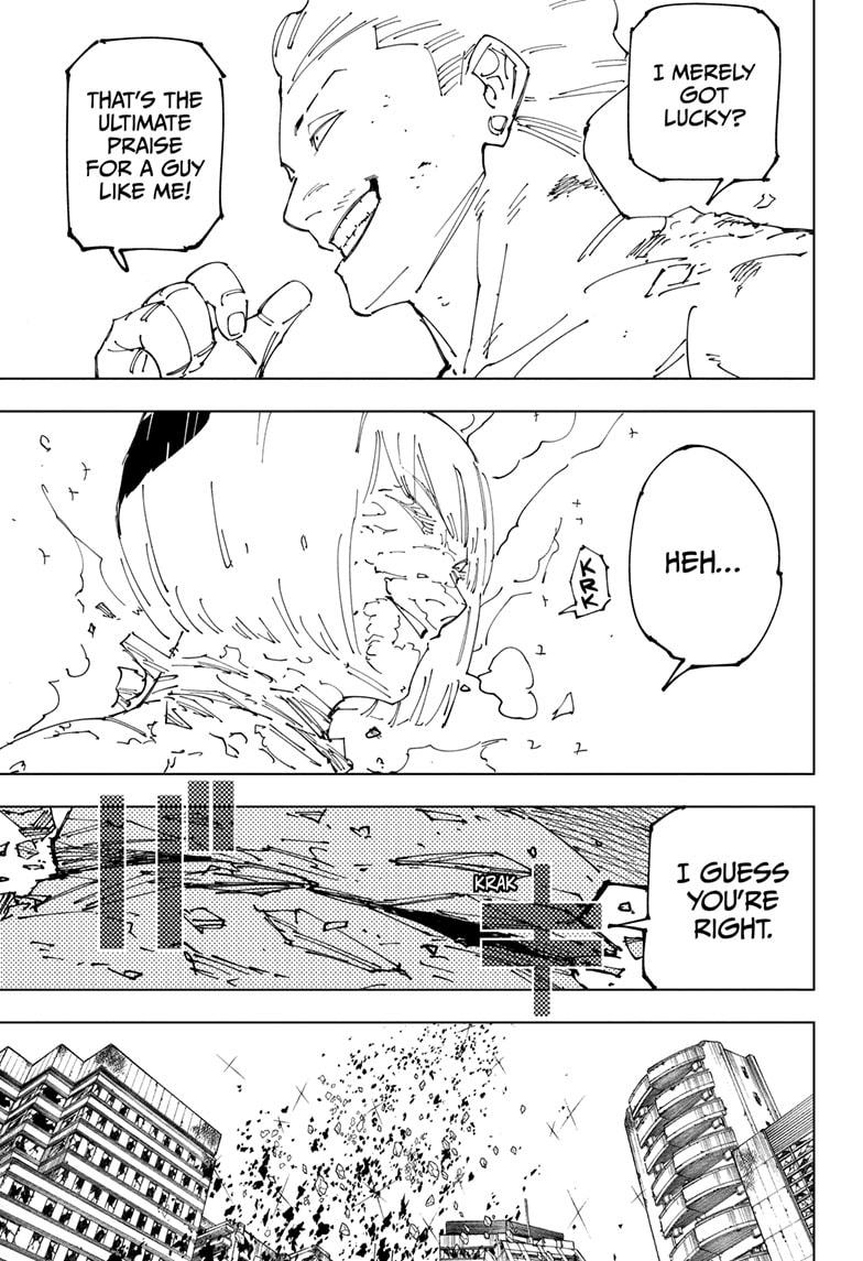 Jujutsu Kaisen Manga Chapter 268 page 11 - Settling Matters
