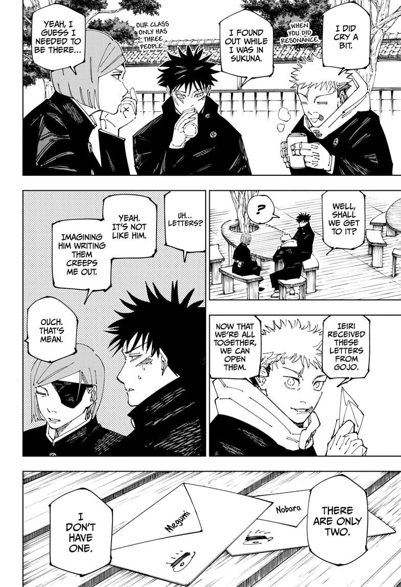 Jujutsu Kaisen Manga Chapter 268 page 14 - Settling Matters