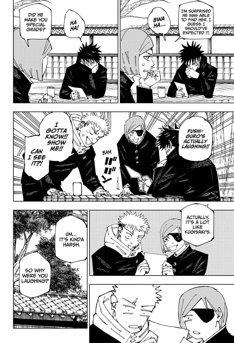 Jujutsu Kaisen Manga Chapter 268 page 16 - Settling Matters