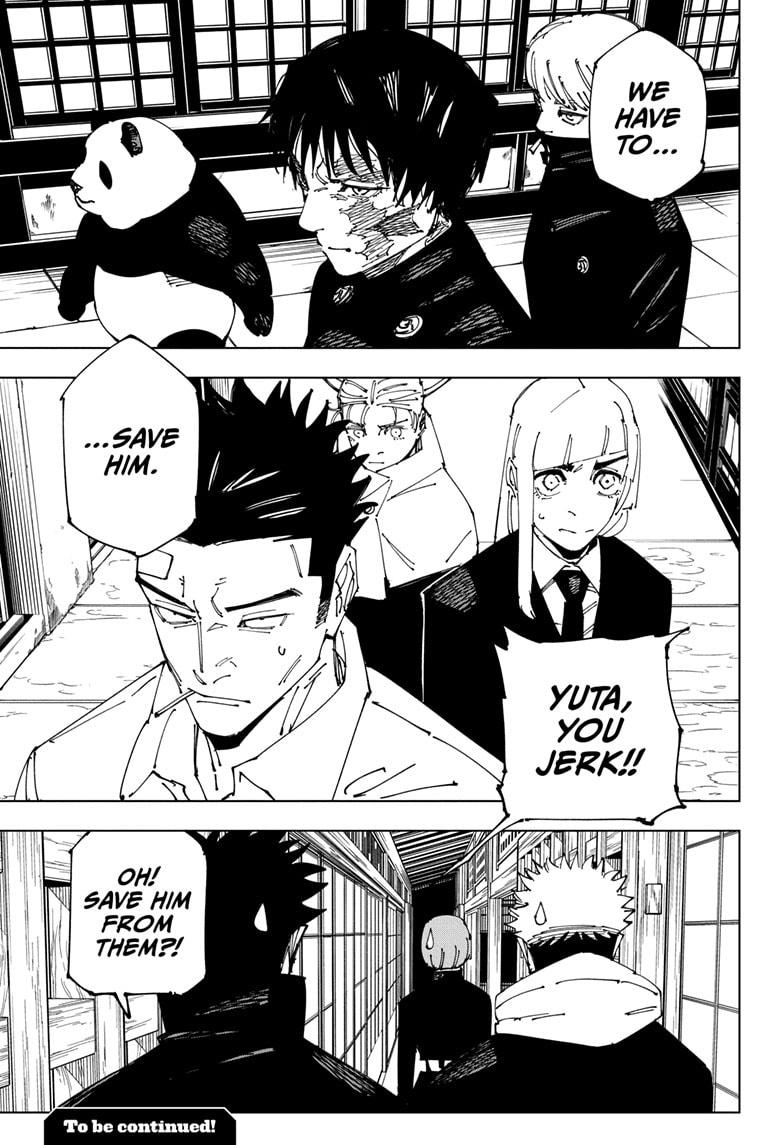 Jujutsu Kaisen Manga Chapter 268 page 19 - Settling Matters
