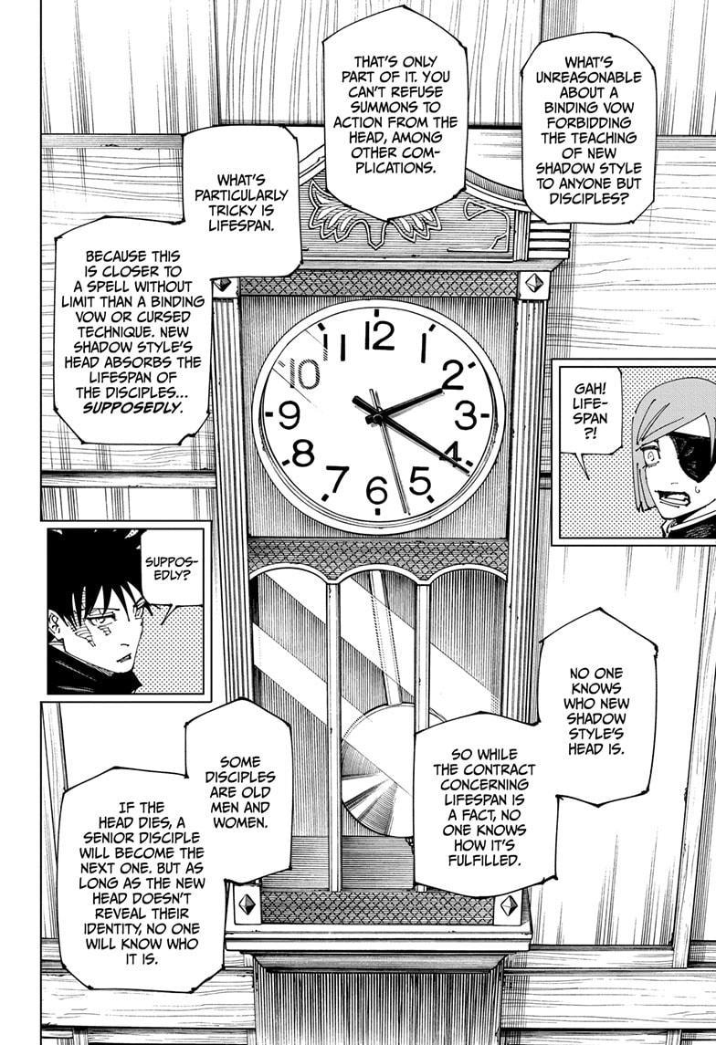 Jujutsu Kaisen Manga Chapter 269 page 14 - Considerations