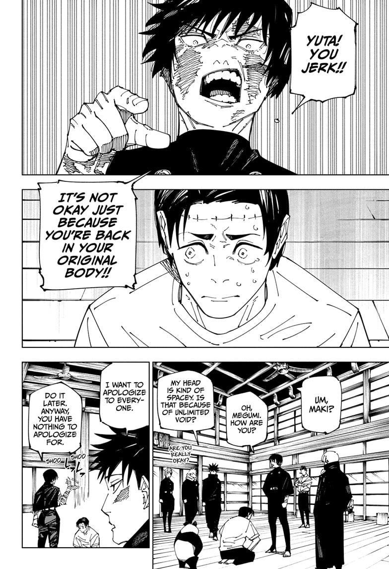 Jujutsu Kaisen Manga Chapter 269 page 2 - Considerations