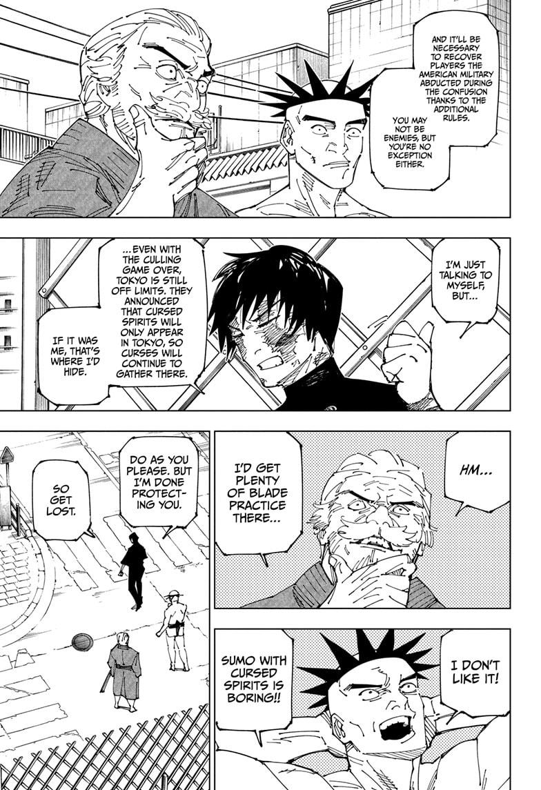 Jujutsu Kaisen Manga Chapter 270 page 5 - The End of the Dream