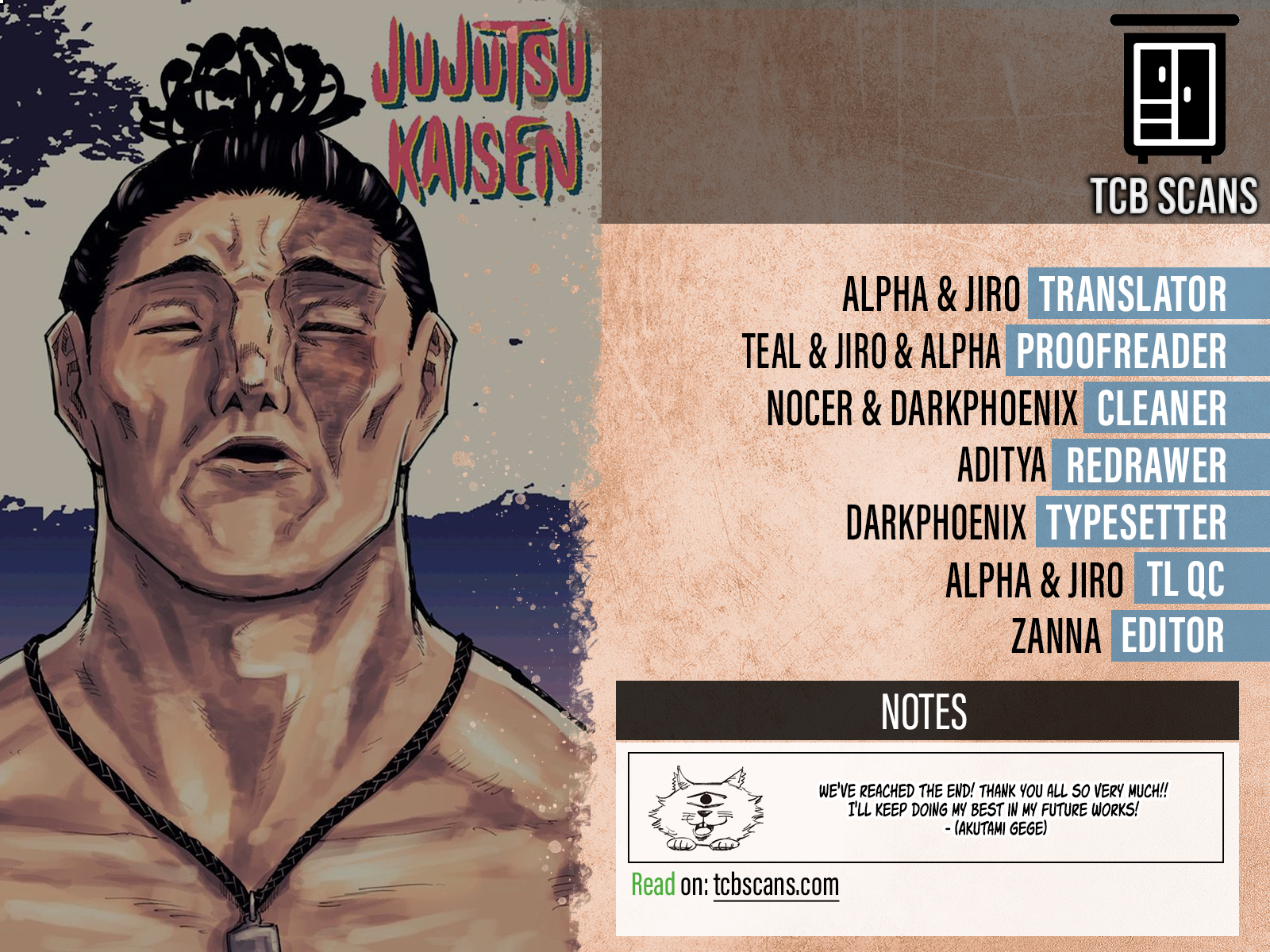 Jujutsu Kaisen Manga Chapter 271 page 2 - From Now On [END]