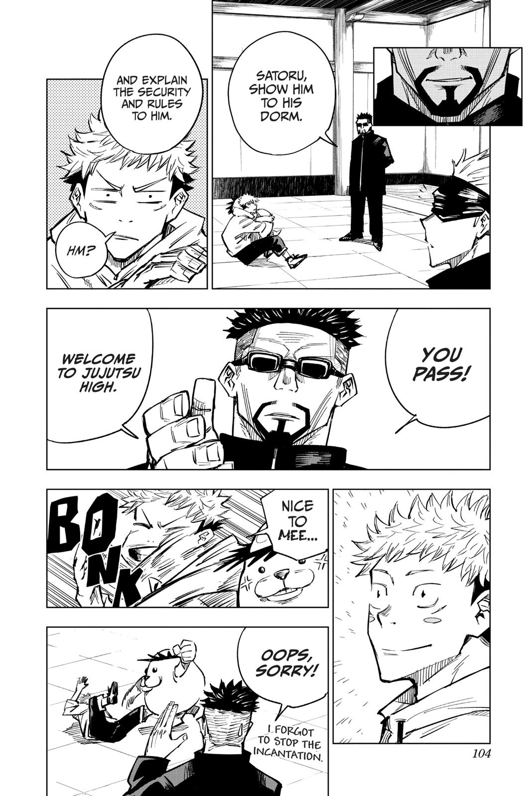 Jujutsu Kaisen Manga Chapter 3 page 17 - For Myself