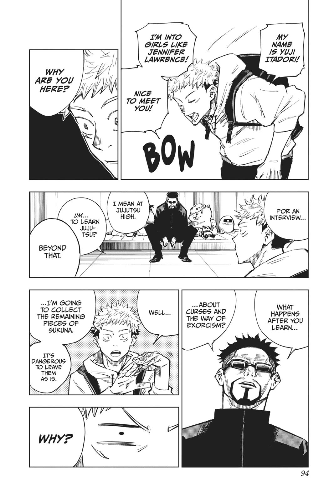 Jujutsu Kaisen Manga Chapter 3 page 7 - For Myself