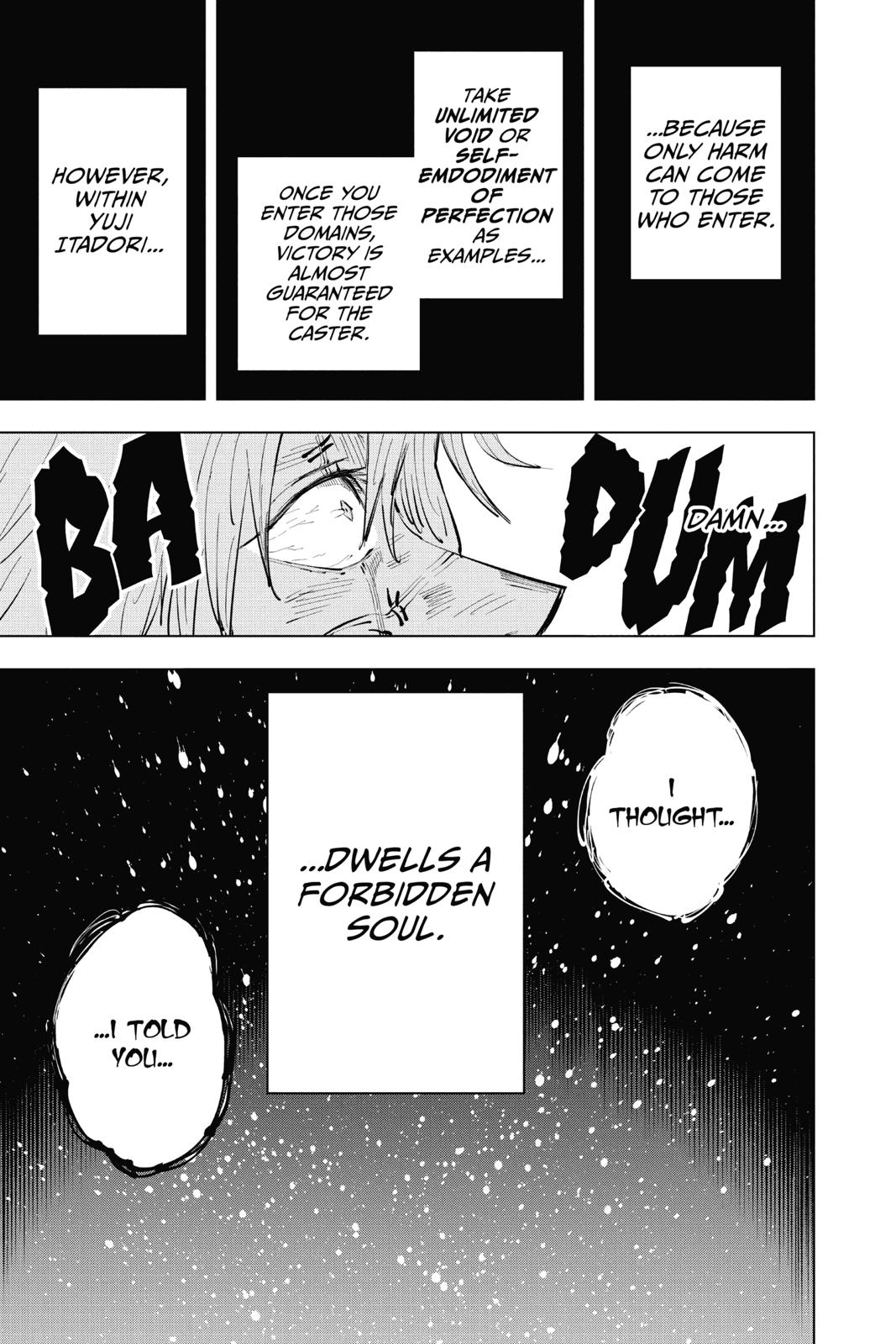 Jujutsu Kaisen Manga Chapter 30 page 15 - Selfishness