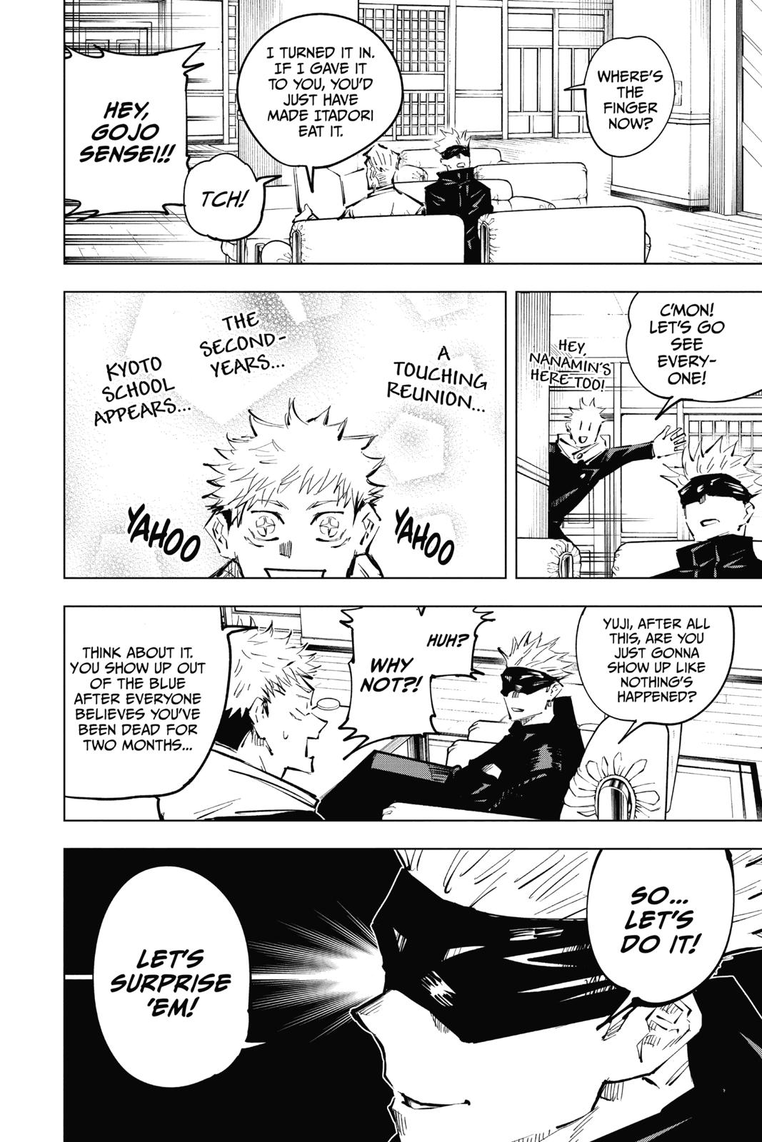 Jujutsu Kaisen Manga Chapter 32 page 8 - Introspection