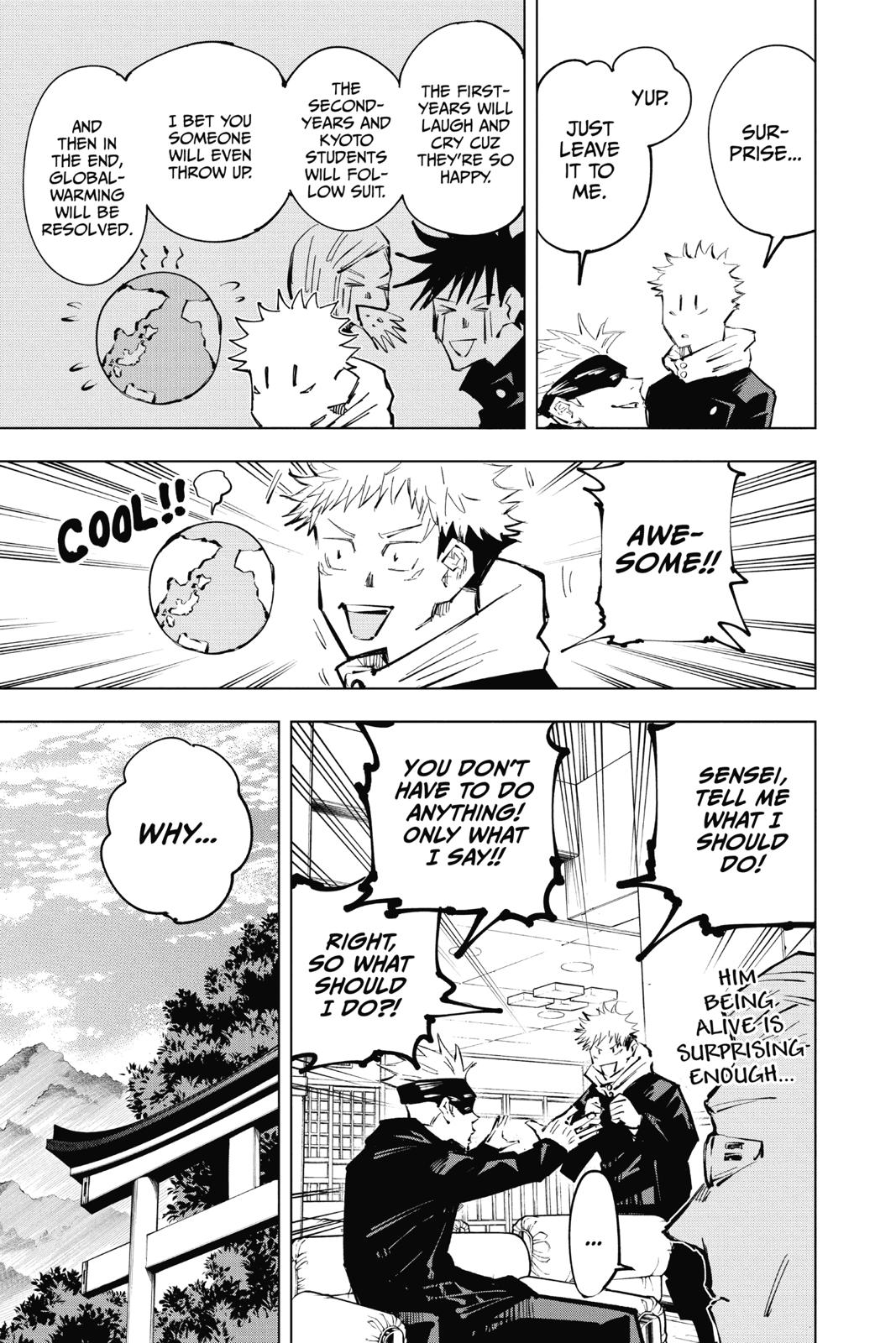 Jujutsu Kaisen Manga Chapter 32 page 9 - Introspection