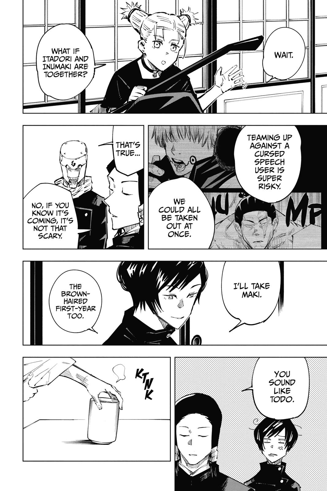 Jujutsu Kaisen Manga Chapter 33 page 13 - Kyoto Sister School Goodwill Event - Team Battle, Part 0