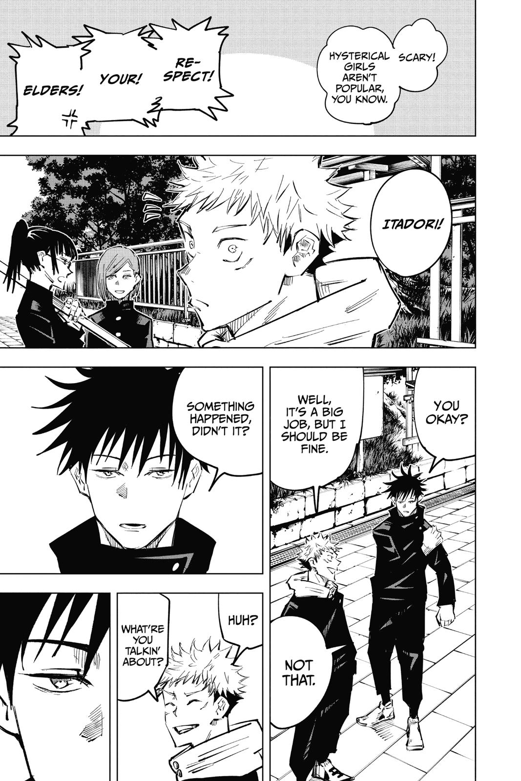 Jujutsu Kaisen Manga Chapter 33 page 16 - Kyoto Sister School Goodwill Event - Team Battle, Part 0