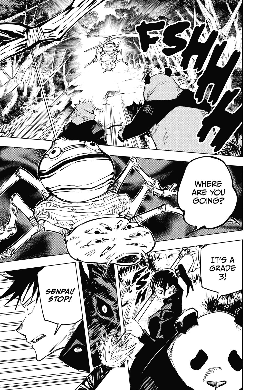 Jujutsu Kaisen Manga Chapter 34 page 5 - Kyoto Sister School Goodwill Event - Team Battle, Part 1