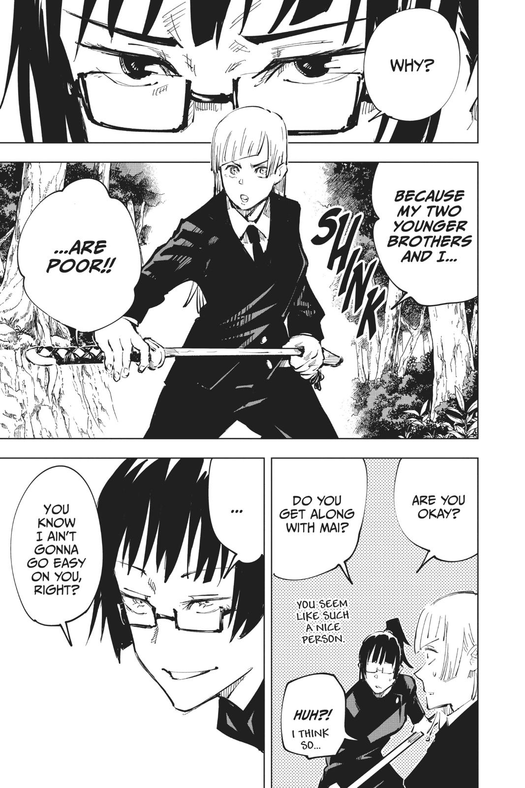 Jujutsu Kaisen Manga Chapter 36 page 17 - Kyoto Sister School Goodwill Event - Team Battle, Part 3