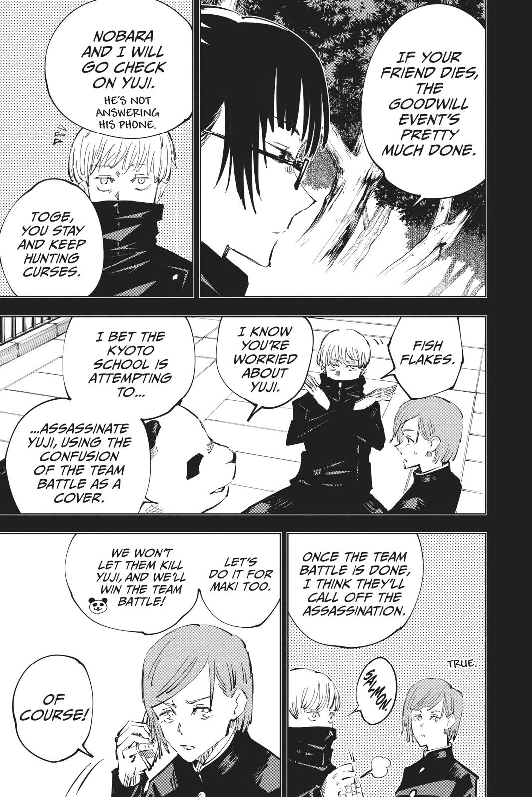 Jujutsu Kaisen Manga Chapter 36 page 5 - Kyoto Sister School Goodwill Event - Team Battle, Part 3
