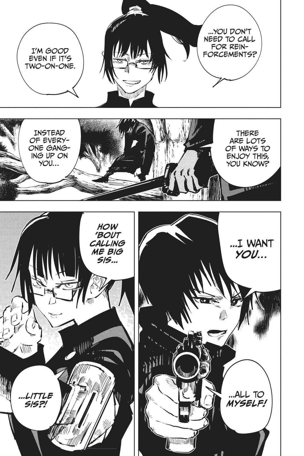 Jujutsu Kaisen Manga Chapter 41 page 19 - Kyoto Sister School Goodwill Event - Team Battle, Part 8