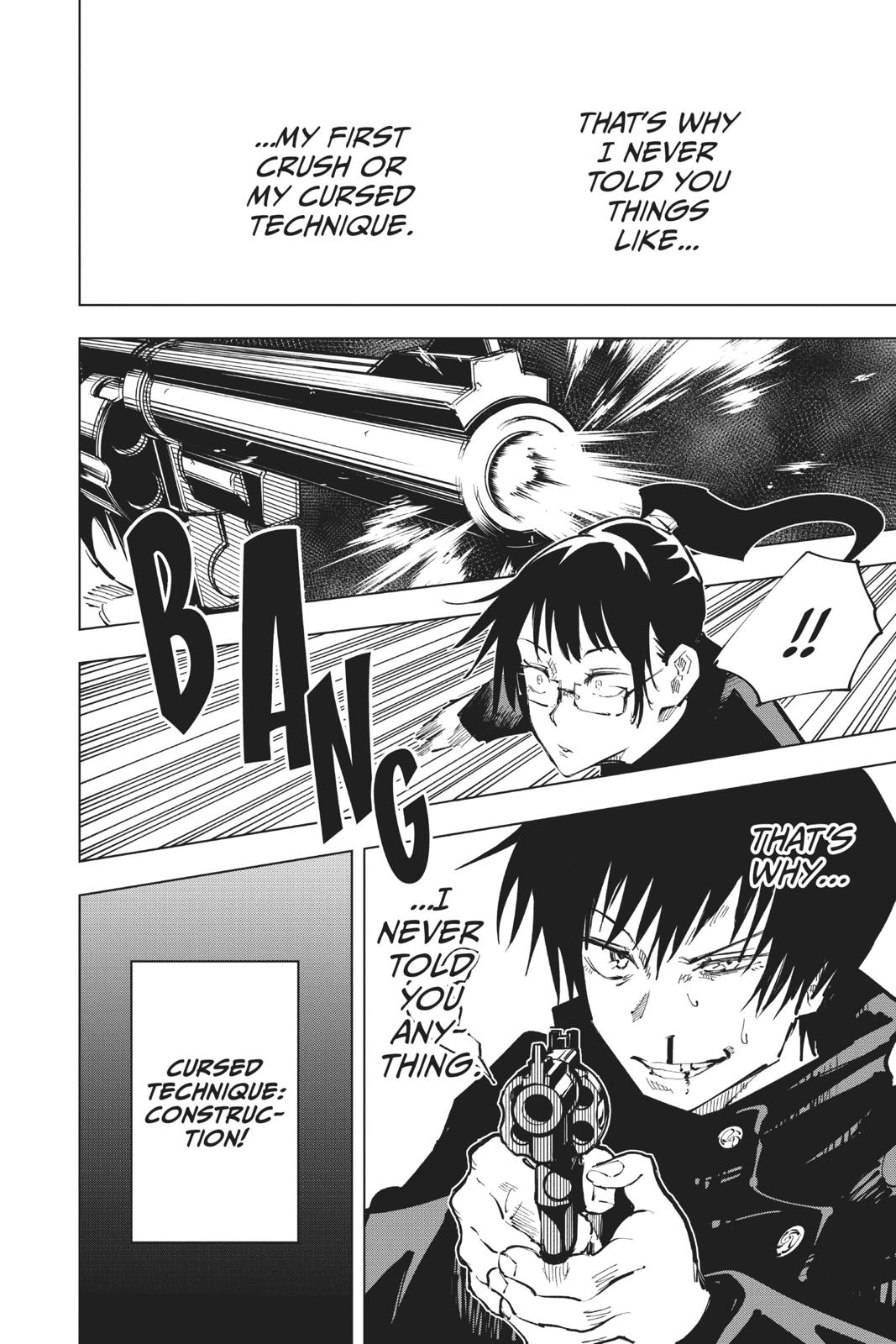 Jujutsu Kaisen Manga Chapter 42 page 12 - Kyoto Sister School Goodwill Event - Team Battle, Part 9