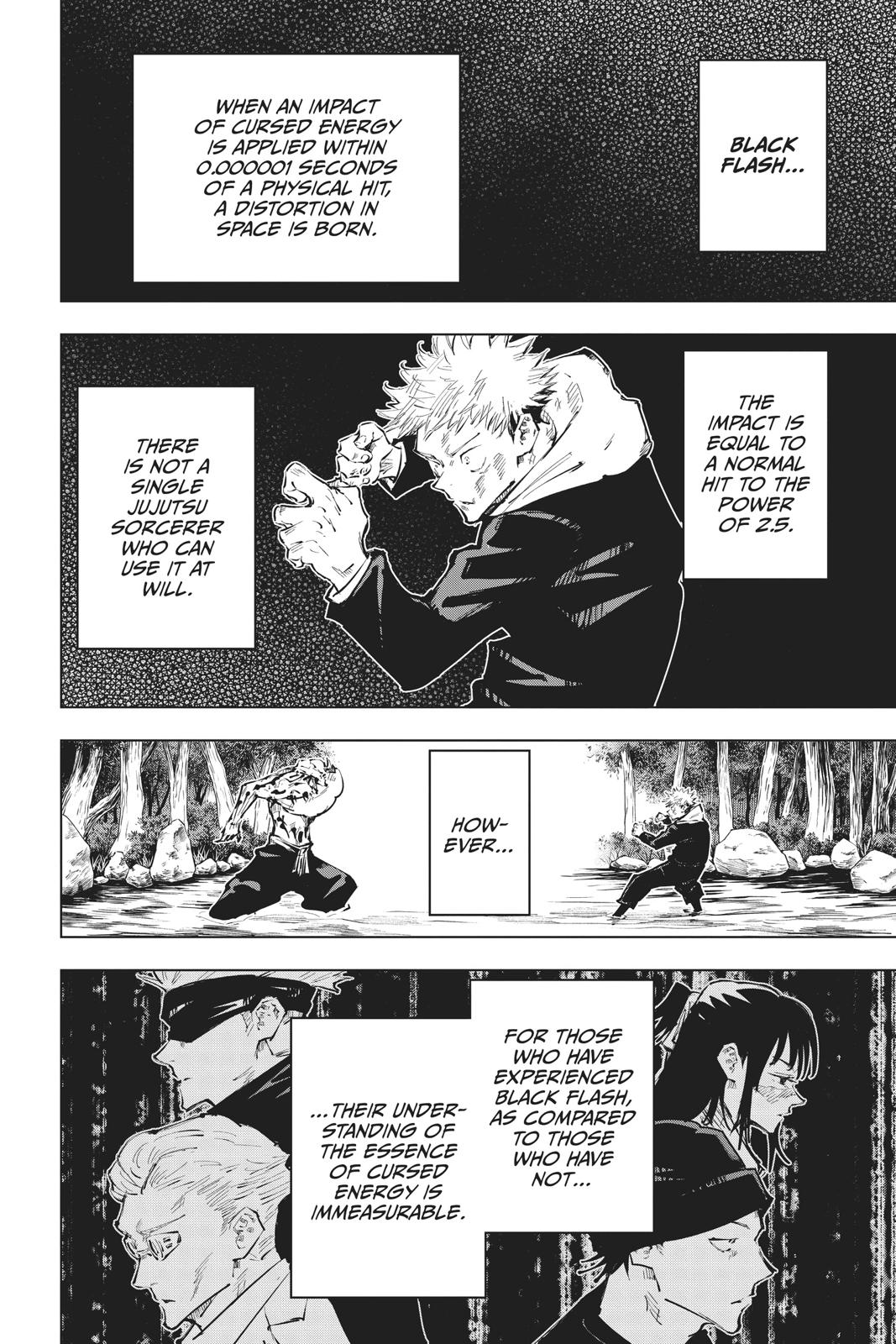 Jujutsu Kaisen Manga Chapter 48 page 16 - Black Flash