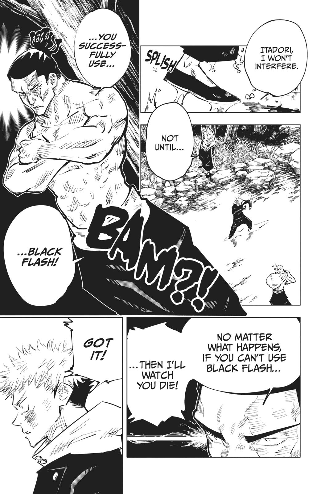Jujutsu Kaisen Manga Chapter 48 page 5 - Black Flash