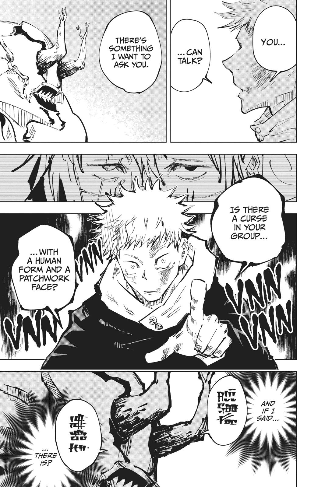 Jujutsu Kaisen Manga Chapter 48 page 7 - Black Flash